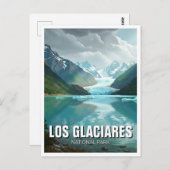 Los Glaciares Nationaal Park Argentinië Reizen Briefkaart (Voorkant / Achterkant)