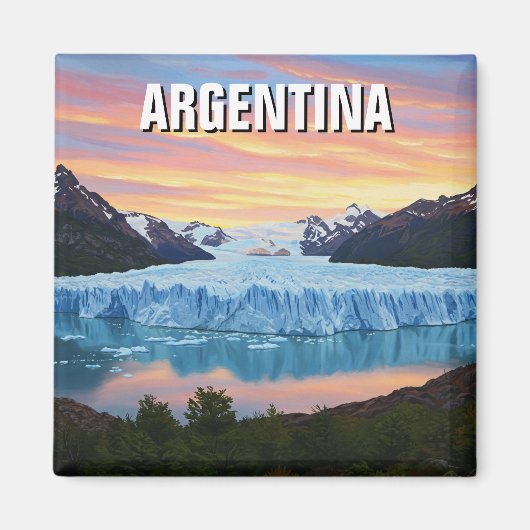 Los Glaciares Nationaal Park Argentinië Reizen Magneet (Voorkant)