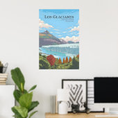 Los Glaciares Nationaal Park Reisposter Poster (Thuiskantoor)