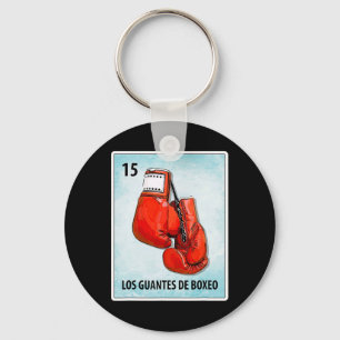 Los Guantes de Boxeo Mexican Boxing Glove Cards Sleutelhanger