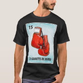 Los Guantes de Boxeo Mexican Boxing Glove Cards T-shirt (Voorkant)