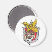 Los Halcones Locos FC - Koelkastmagneet Ronde Magneet (Voorkant / Achterkant)