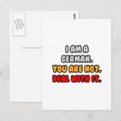 Los het op... Grappig Duits Briefkaart (Voorkant / Achterkant)