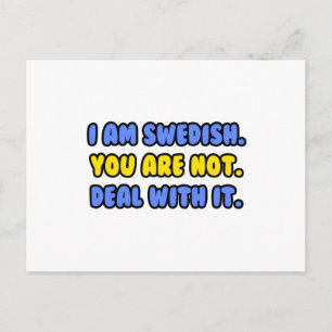 Los het op... Grappig Zweeds Briefkaart