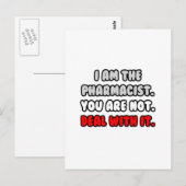 Los het op... Grappige apotheker Briefkaart (Voorkant / Achterkant)