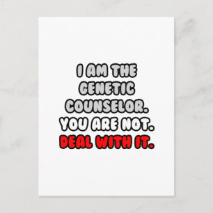 Los het op... Grappige genetische adviseur Briefkaart