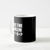 Los Het Probleem 67 Meme Zes Zeven Elementaire Wis Koffiemok (Voorkant links)