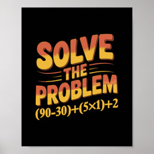 Los het probleem 67 op wiskundeleraar wiskunde 67e poster