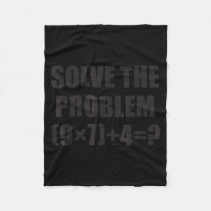Los Het Probleem Grappig 67 Meme Brainrot Wiskunde Fleece Deken
