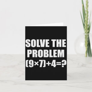 Los Het Probleem Grappig 67 Meme Brainrot Wiskunde Kaart