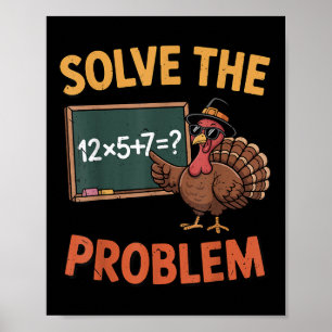 Los het probleem op 67 Meme Turkije wiskundeleraar Poster