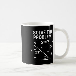Los het probleem op Funny Math 67 Meme leraar stud Koffiemok