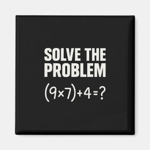 Los het probleem op Funny Math 67 Meme leraar stud Magneet