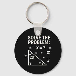 Los het probleem op Funny Math 67 Meme Leraar Stud Sleutelhanger