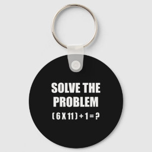 Los het probleem op Wiskundeleraar grap 67 Grappig Sleutelhanger