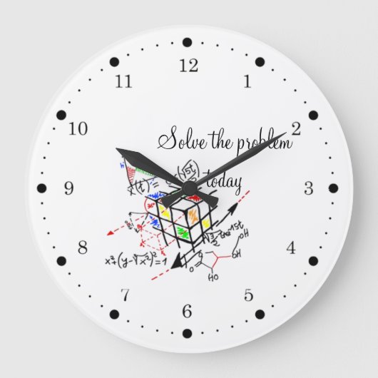 Los het probleem vandaag op grote klok (Voorkant)