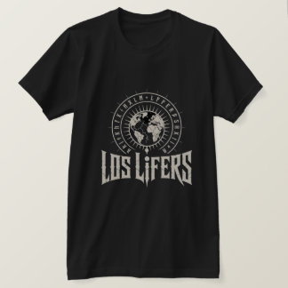 "LOS LIFERS" Mystieke Globe Grafische T-shirt