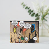 Los Luchadores Mysterisos briefkaart (Staand voorkant)