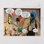 Los Luchadores Mysterisos briefkaart (Voorkant)