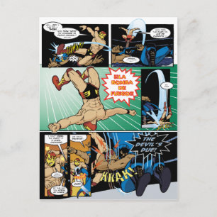 Los Luchadores Mysterisos Briefkaart