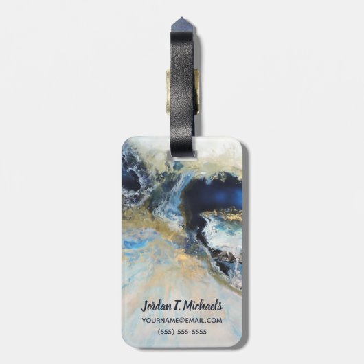 Los Mares Bagagelabel (Achterkant verticaal)