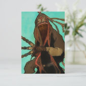 "Los Matachines" Western Art by Gerald Cassidy Bedankkaart (Staand voorkant)