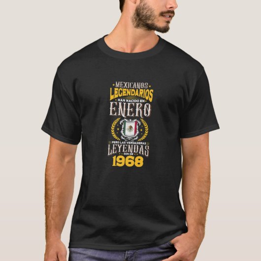 Los Mexicanos legendarios son de enero 1968 Premiu T-shirt (Voorkant)