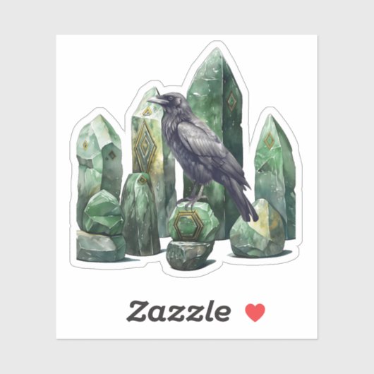 Los Monolitos del Cuervo de Odín Sticker (Vel)