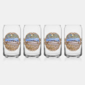 Los Muertos Beach 786 Blikvorm Glas (Voorkant)