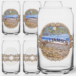 Los Muertos Beach 786 Blikvorm Glas