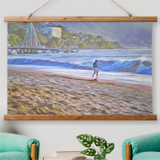 Los Muertos Beach 786 Hangend Wandkleed