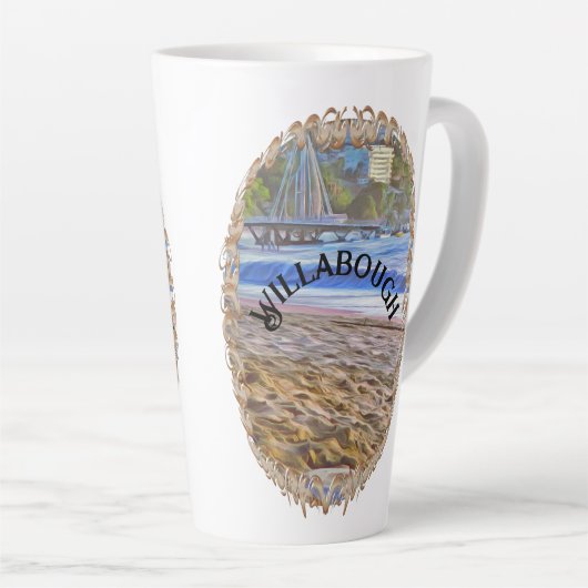 Los Muertos Beach 786 Latte Mok (Rechterhoek)