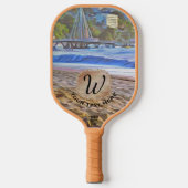 Los Muertos Beach 786 Pickleball Paddle (Voorkant)