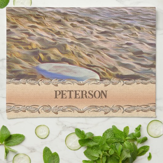 Los Muertos Beach 786 Theedoek (Gevouwen)