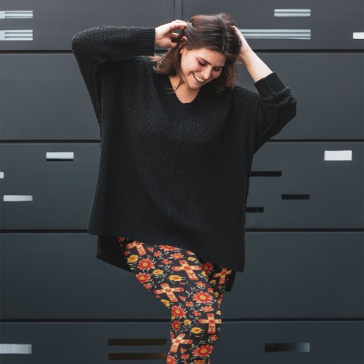 Los Muertos | Bloemendag van de doden Leggings