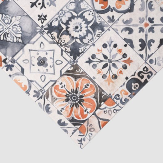 Los Muertos | Bloemendag van de doden Tissuepapier (Detail)