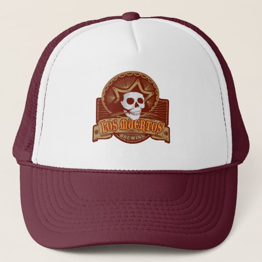 Los Muertos Calevera Trucker Hat Trucker Pet (Voorkant)