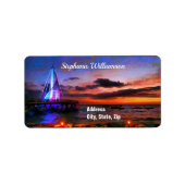 Los Muertos Pier 1182 Adres Etiket (Voorkant)