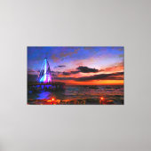 Los Muertos Pier 1182 Art Canvas Afdruk (Voorkant)