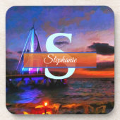 Los Muertos Pier 1182 Bier Onderzetter (Voorkant)