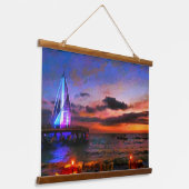 Los Muertos Pier 1182 Hangend Wandkleed (Gebogen)