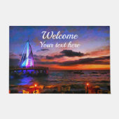 Los Muertos Pier Welcome 1182 Deurmat (Voorkant)