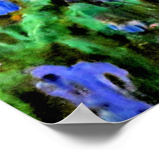 Los Nenufares van Monet Poster (Hoek)