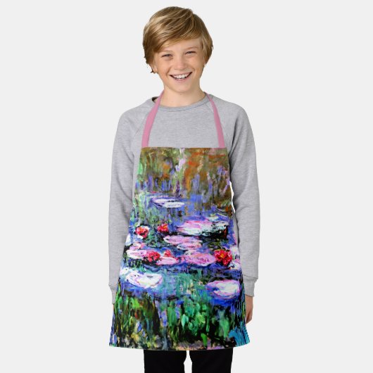 Los Nenufares van Monet Schort (Gedragen)