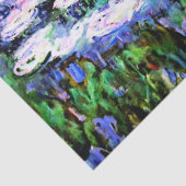 Los Nenufares (waterlelies) door Claude Monet, Tissuepapier (Detail)