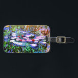 Los Nenufares (waterlelies) van Claude Monet Bagagelabel<br><div class="desc">Los Nenufares,  beroemd schilderij van Claude Monet</div>