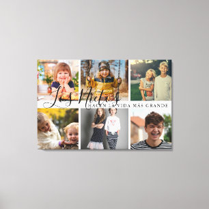 Los Nietos Hacen La Vida Más Grande Oma Gift Canvas Afdruk