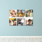 Los Nietos Hacen La Vida Más Grande Oma Gift Canvas Afdruk (Insitu (Houten vloer))