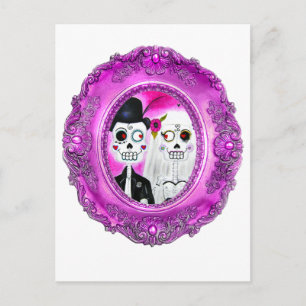 Los Novios Calaca Briefkaart
