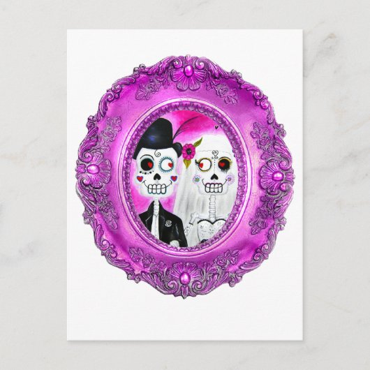 Los Novios Calaca Briefkaart (Voorkant)